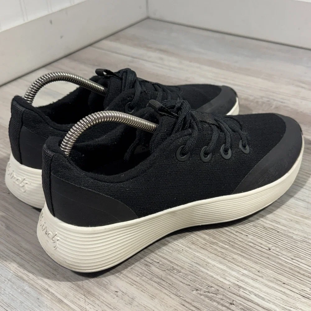 Allbirds Women Wool Runner Protect Natural Black Comfort Shoe Size 9.5